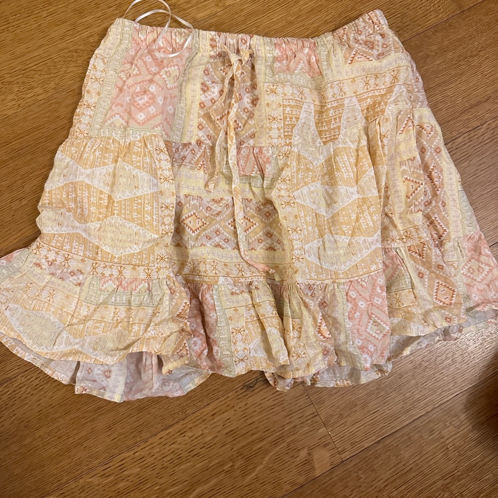 Sky to Moon Flowy Skirt, tie waist
